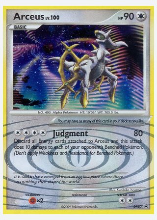 Arceus — catalogusbeeld