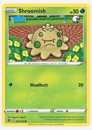 Shroomish — catalogusbeeld