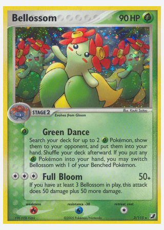 Bellossom — catalogusbeeld