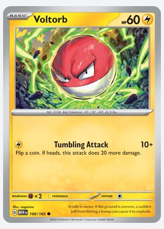 Voltorb — catalogusbeeld