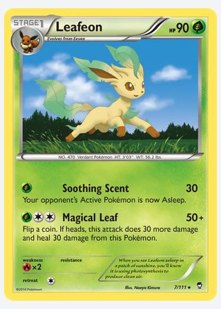 Leafeon — catalogusbeeld