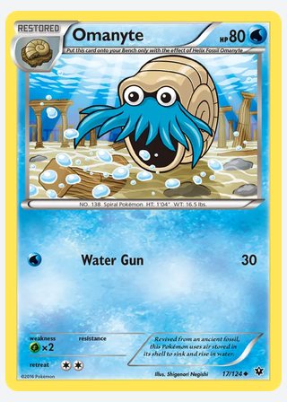 Omanyte — catalogusbeeld