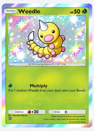 Weedle — catalogusbeeld