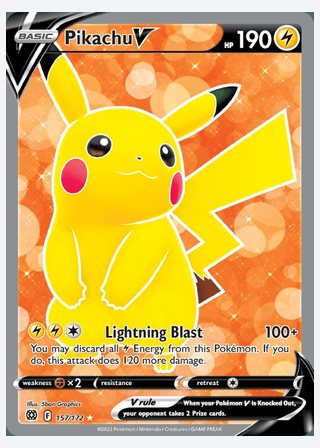 Pikachu V — catalogusbeeld