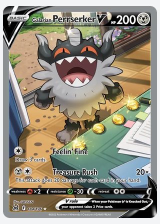 Galarian Perrserker V — catalogusbeeld