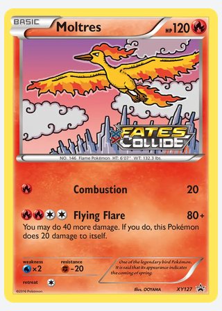Moltres — catalogusbeeld