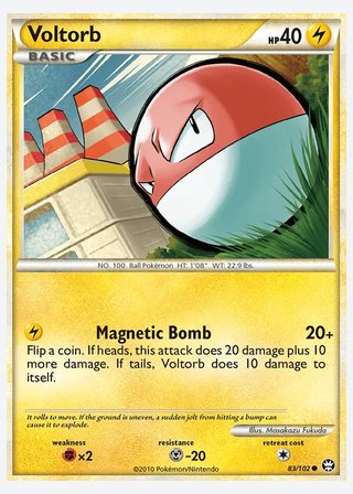 Voltorb — catalogusbeeld