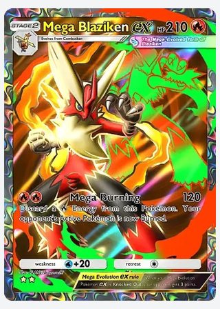 Mega Blaziken ex — catalogusbeeld