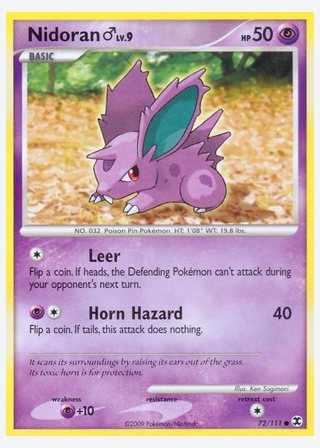 Nidoran ♂ — catalogusbeeld