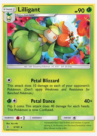 Lilligant — catalogusbeeld