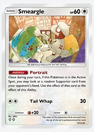 Smeargle — catalogusbeeld