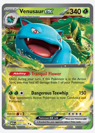 Venusaur ex — catalogusbeeld
