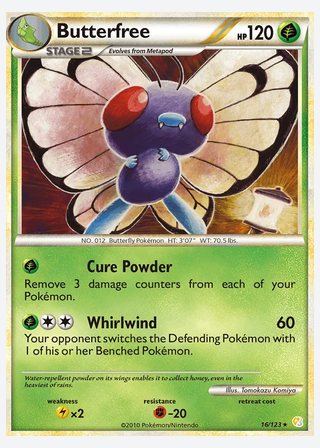 Butterfree — catalogusbeeld
