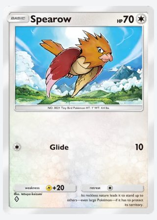 Spearow — catalogusbeeld