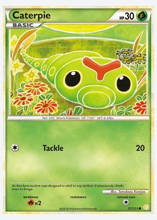 Caterpie — catalogusbeeld