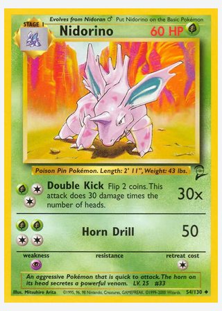 Nidorino — catalogusbeeld