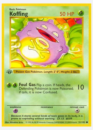Koffing — catalogusbeeld