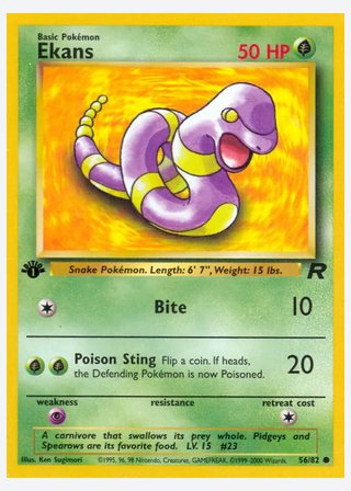 Ekans — catalogusbeeld
