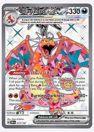 Charizard ex — catalogusbeeld