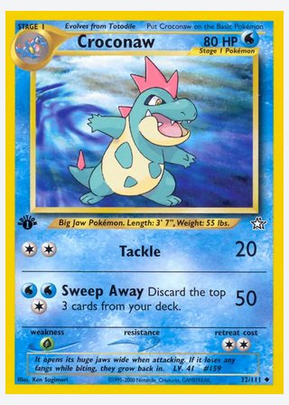Croconaw — catalogusbeeld