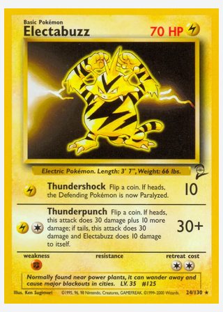 Electabuzz — catalogusbeeld