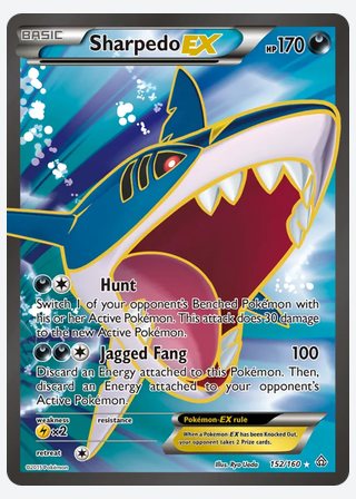 Sharpedo EX — catalogusbeeld