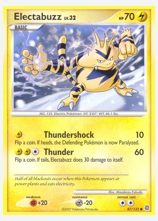 Electabuzz — catalogusbeeld