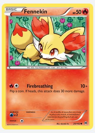 Fennekin — catalogusbeeld