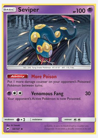 Seviper — catalogusbeeld