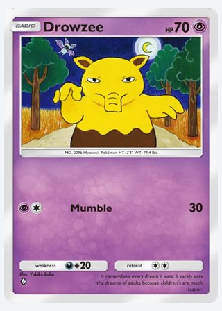 Drowzee — catalogusbeeld