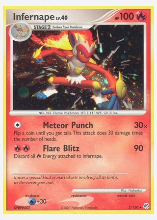 Infernape — catalogusbeeld