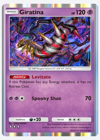 Giratina — catalogusbeeld