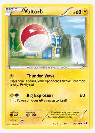 Voltorb — catalogusbeeld