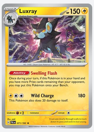 Luxray — catalogusbeeld