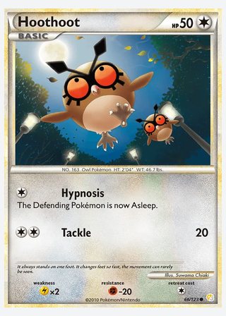 Hoothoot — catalogusbeeld