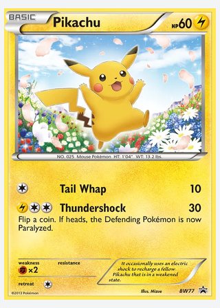 Pikachu — catalogusbeeld