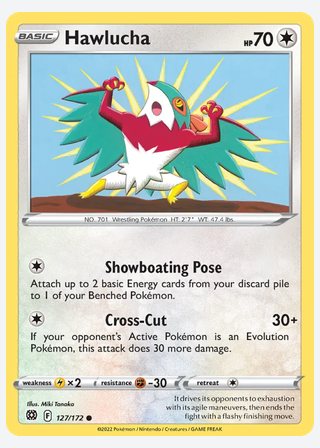 Hawlucha — catalogusbeeld