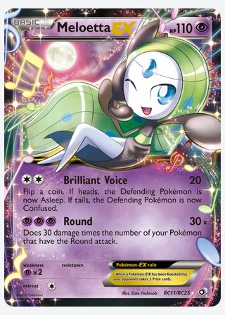 Meloetta-EX — catalogusbeeld