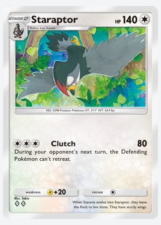 Staraptor — catalogusbeeld