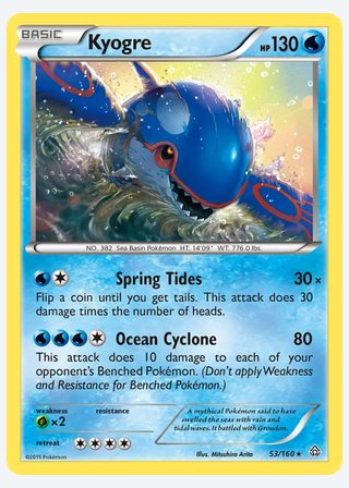 Kyogre — catalogusbeeld