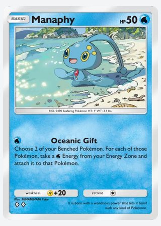 Manaphy — catalogusbeeld
