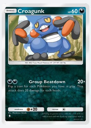 Croagunk — catalogusbeeld