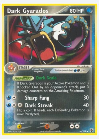 Dark Gyarados — catalogusbeeld