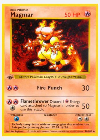 Magmar — catalogusbeeld