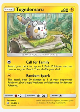 Togedemaru — catalogusbeeld
