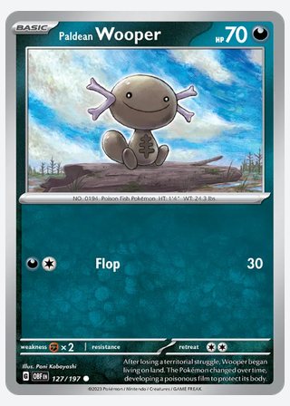 Paldean Wooper — catalogusbeeld