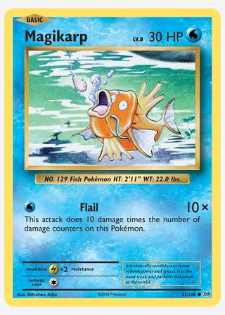 Magikarp — catalogusbeeld