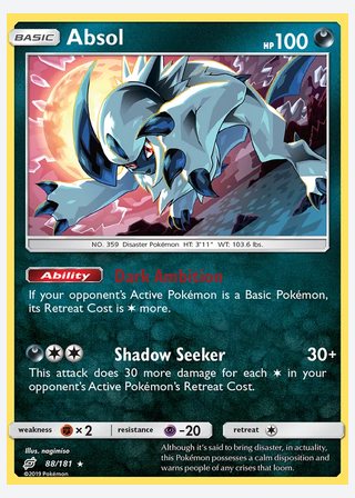 Absol — catalogusbeeld