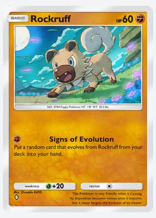 Rockruff — catalogusbeeld