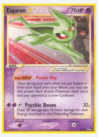 Espeon ★ — catalogusbeeld